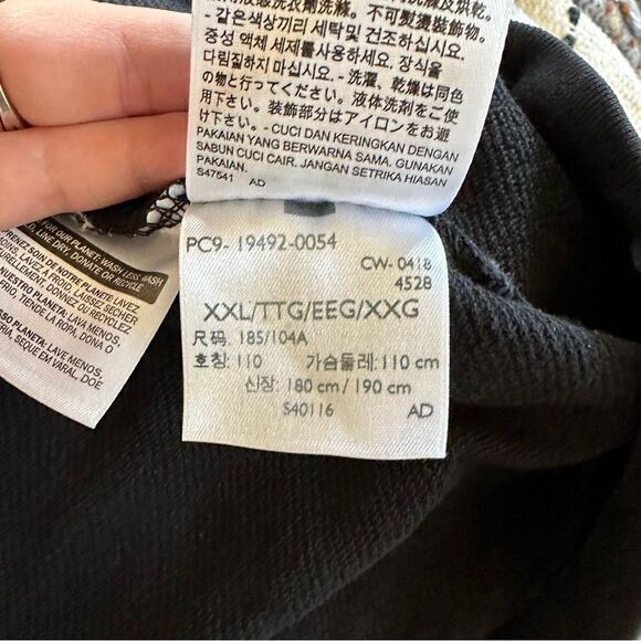 Levi's Sweatshirt Women's XXL Pullover black Long Sleeve Crew Neck - Picture 7 of 10